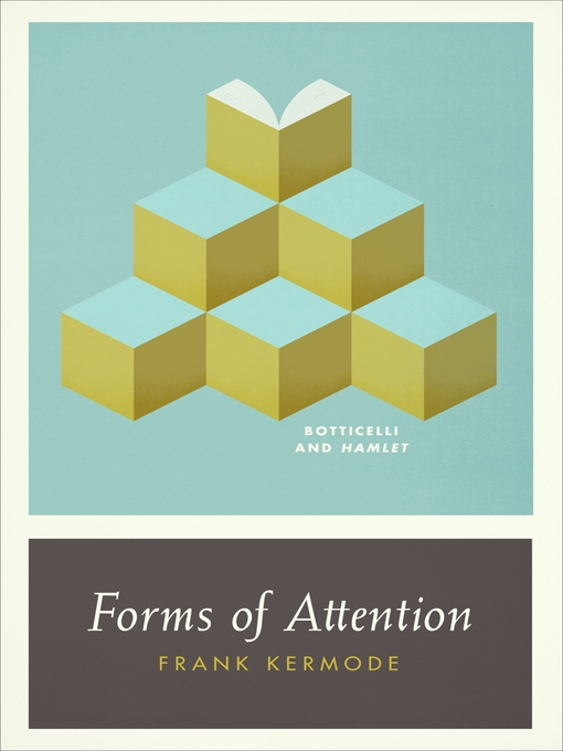Title details for Forms of Attention by Frank Kermode - Wait list